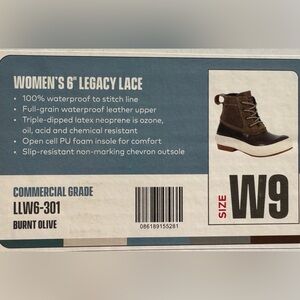 XTRATUF Legacy in olive Winter Rain Boots, sz 9